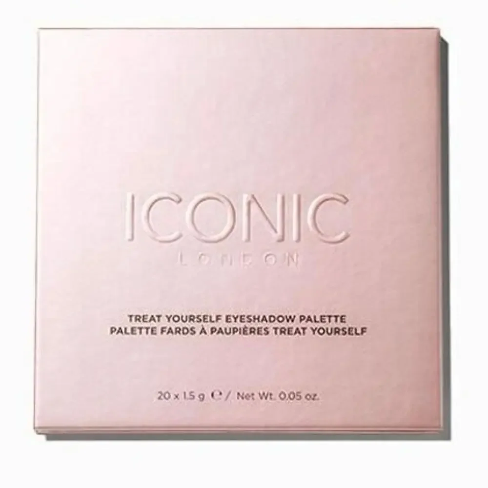 NEW Iconic London Treat‎ Yourself Eyeshadow Palette 20 Shade Pastel Glam Beauty